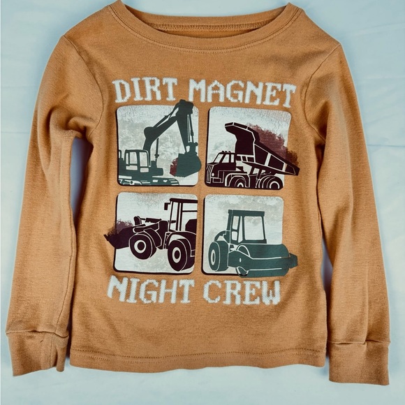 Carter's Other - Carter’s Mustard Yellow Long Sleeve Graphic Tee